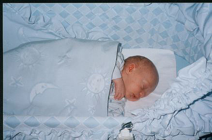 Jack in bassinet