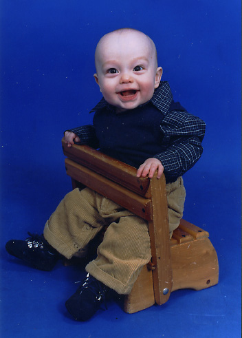 Jack on stool