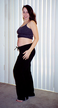 Lisa at 19.5 weeks